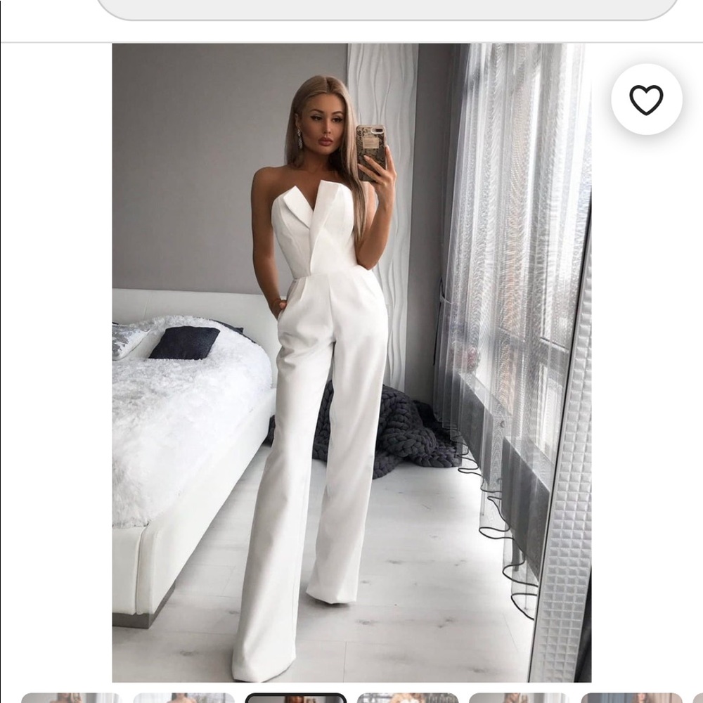 White jumpsuit